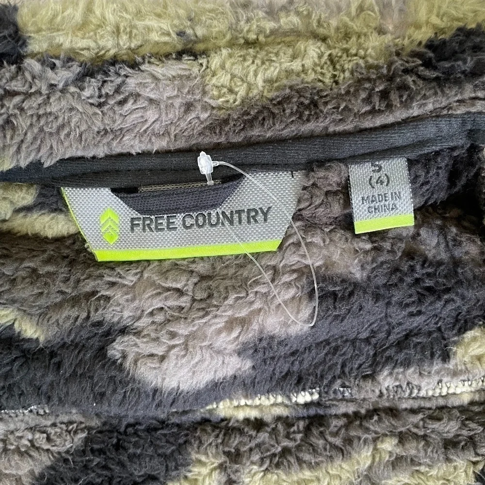 Free Country Toddler Boys Camo Faux Fur Jacket